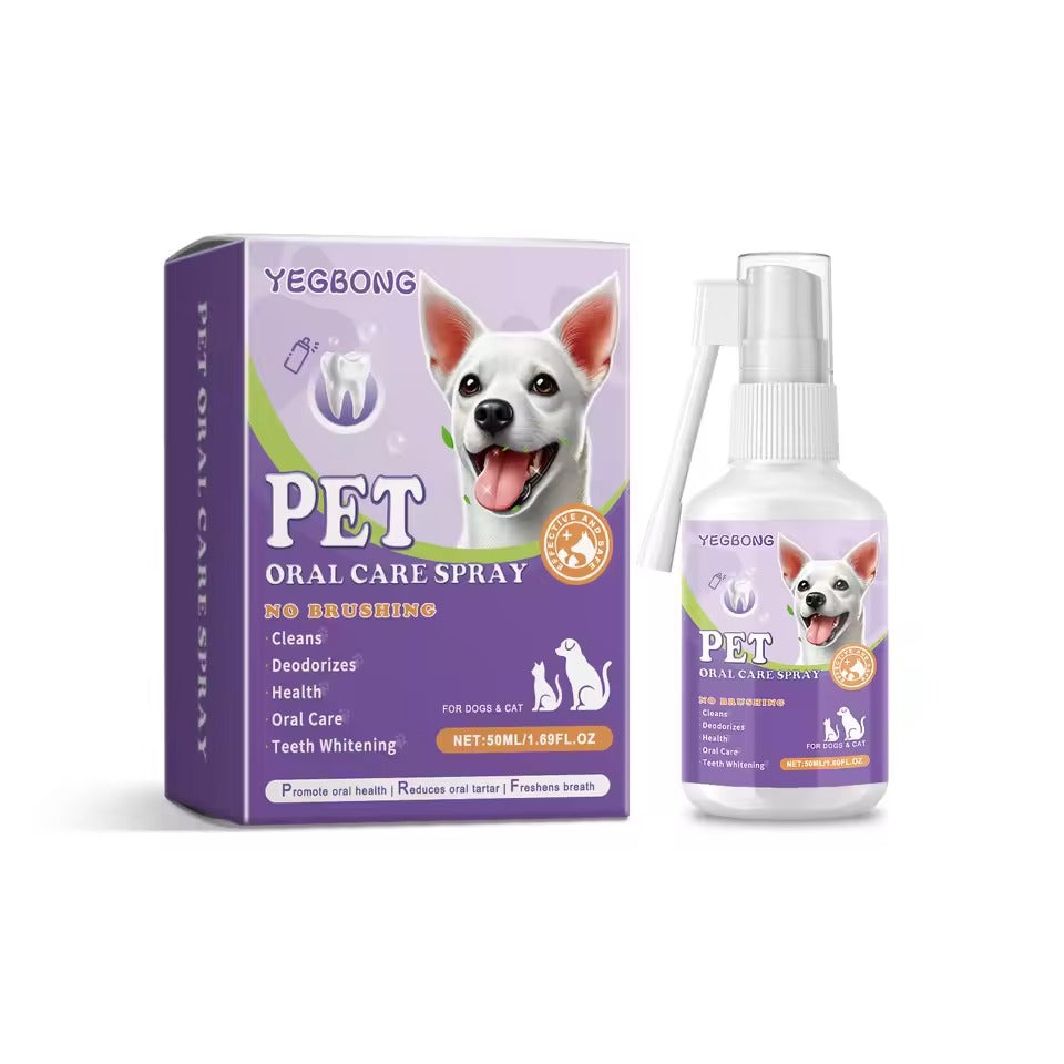 Pet Oral Care Spray – Dental Care for Dogs & Cats
