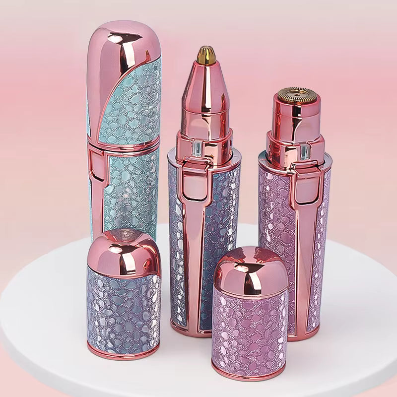 2-in-1 Electric Eyebrow Trimmer & Facial Shaver for Women – USB Rechargeable