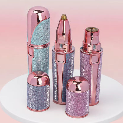 2-in-1 Electric Eyebrow Trimmer & Facial Shaver for Women – USB Rechargeable