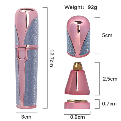 2-in-1 Electric Eyebrow Trimmer & Facial Shaver for Women – USB Rechargeable