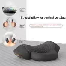 3-in-1 Heated Neck Massager Pillow for Neck Pain | Cervical Traction Pillow with Massage | Electric Shiatsu Neck & Shoulder Massager