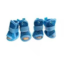 Breathable Dog Shoes – Protective Mesh Paw Boots with Adjustable Straps for Dogs