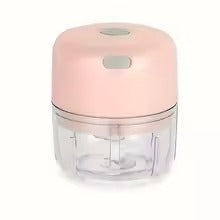 Mini Electric Food Chopper – Portable Vegetable & Meat Cutter with Stainless Steel Blades