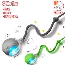 3PCS Interactive Cat Ball Toy with Flexible Wand – Motion & Exercise Toy for Cats
