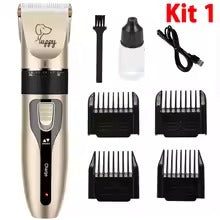 Pet Grooming Kit 3-in-1 – Cordless Dog & Cat Hair Trimmer with Grooming Accessories